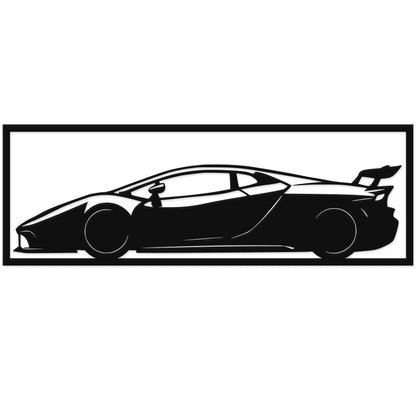 Superšport auto 1.0 - Drevená dekorácia na stenu