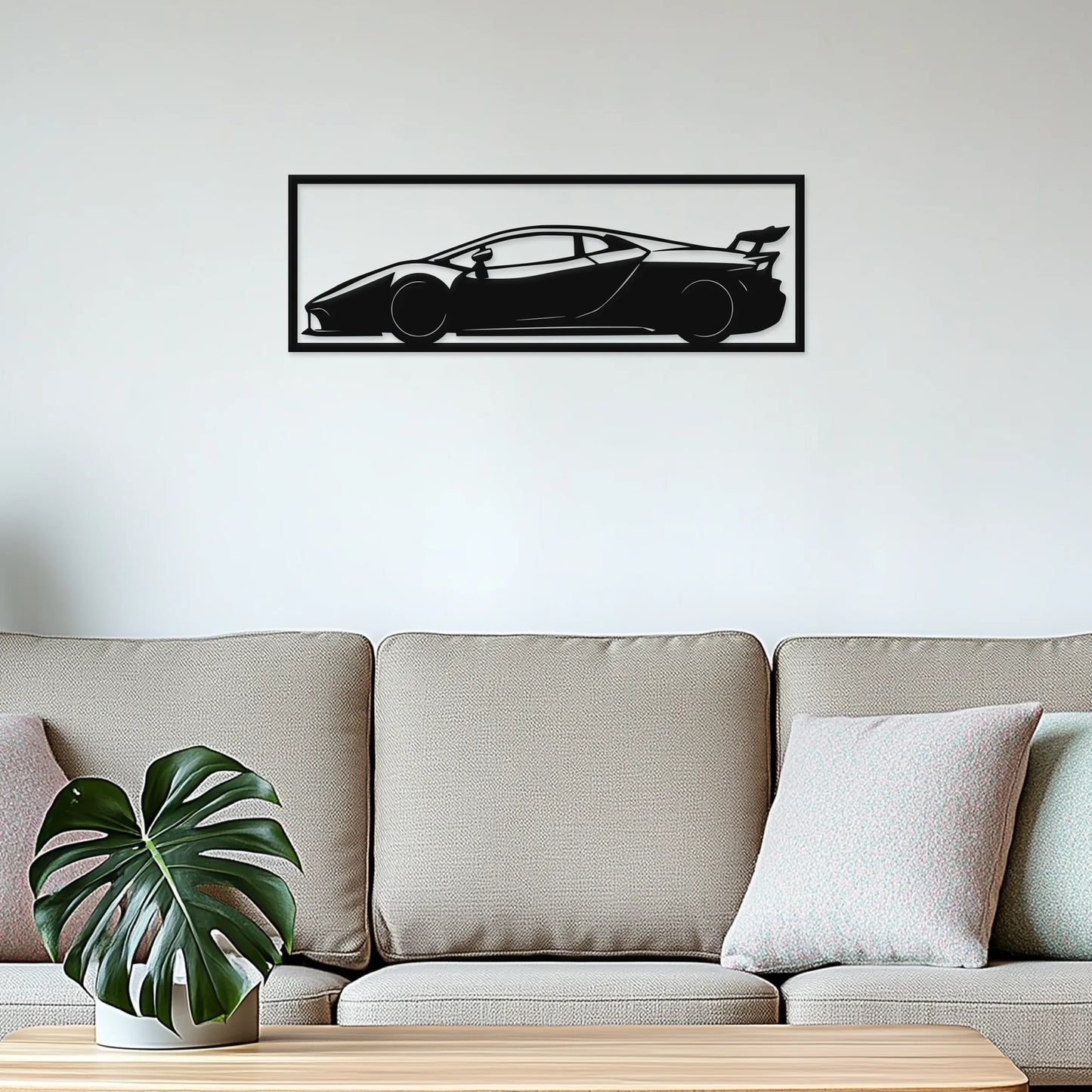 Superšport auto 1.0 - Drevená dekorácia na stenu