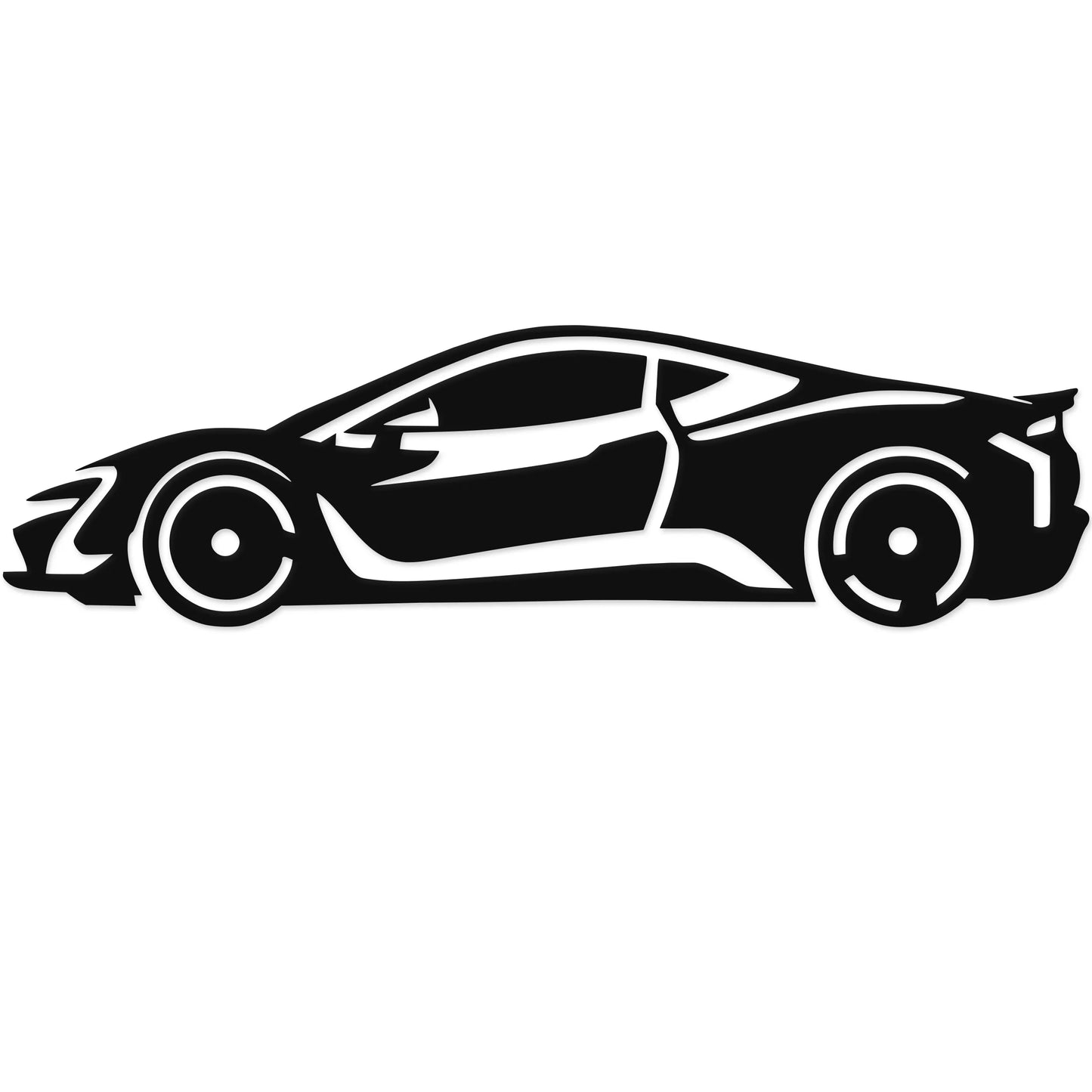 Superšport auto 2.0 - Drevená dekorácia na stenu