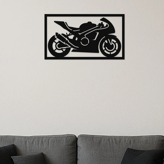 Superšport motorka 1.0 - Drevená dekorácia na stenu